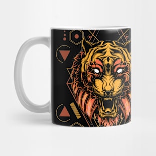 Geometric Tiger Mug